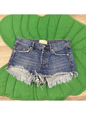 We the Free People 24 Distressed Cutoff Denim Jean Short